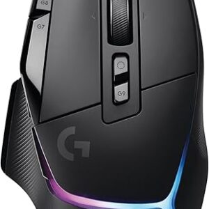 Logitech G502 X Plus wireless gaming mouse for heaviest large hands