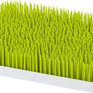 Boon Lawn Countertop Baby Bottle Drying Rack with Antimicrobial Tray - Spring Green - Bottle Rack and Organizer - Baby Feeding Essentials - 13.5 x 11 x 2.5 - 1 Count