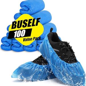 Buself Disposable Shoe Covers non-slip waterproof recyclable booties