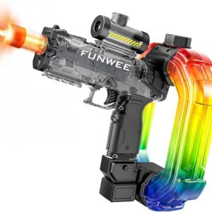 Funwee Electric Water Gun 750cc automatic LED water blaster for kids and adults