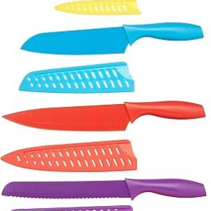Amazon Basics Color-Coded 12-Piece Knife Set Review — Best Portable Set