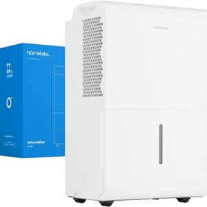 hOmeLabs dehumidifier HME020031N 50 pint white unit with removable tank