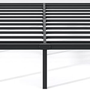 NEW JETO bed frame in queen size, 14 inch metal platform with under-bed clearance