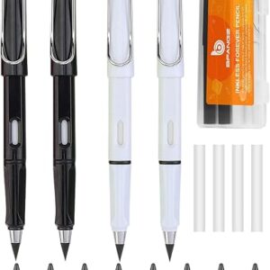 BFANGZ inkless metal pencil set with spare nibs and erasers reviewed by SoftPickr