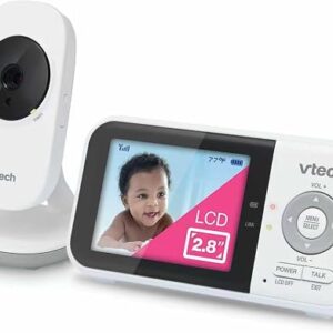 VTech VM819 video baby monitor parent unit and nursery camera