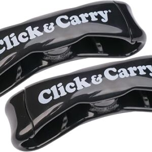 Click and Carry grocery bag carrier handle loaded with shopping bags
