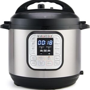 Instant Pot Duo 6 quart 7-in-1 electric pressure cooker in stainless steel
