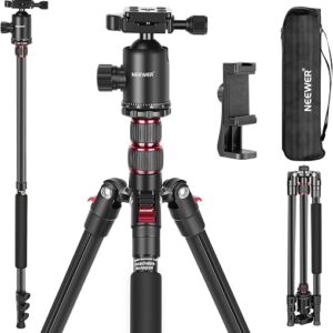 NEEWER camera tripod TP77 aluminium with ball head and four-section legs