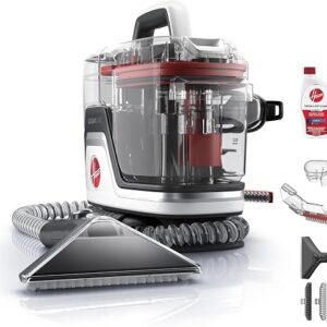 Hoover CleanSlate Plus portable carpet and upholstery spot cleaner in white