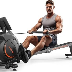 YOSUDA rowing machine magnetic rower with 16 resistance levels and digital monitor