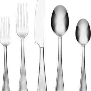 Oneida flatware set Grant 20 piece mirror finish stainless steel service for four