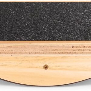 Balance board for standing desk: StrongTek — the plain wooden rocker