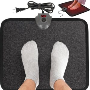 Under desk heater: Hodeamy heated floor mat