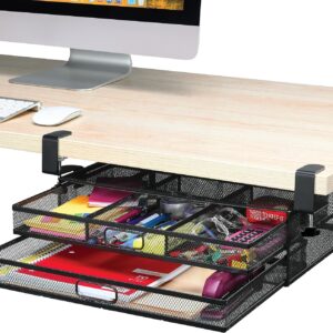 Under desk drawer: Homeify clamp-on under desk drawer
