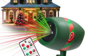christmas light projector: Star Shower Ultra 9 laser light show, best overall