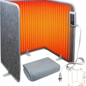 Under desk heater: SOPHRAY foldable leg warmer