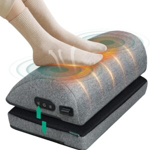 Under desk heater: Snailax heated foot rest