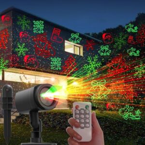 christmas light projector: DXstring 12-pattern LED projector, budget pick