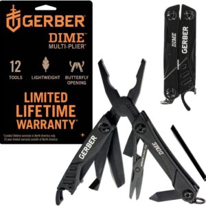 stocking stuffers for men: Gerber Dime 12-in-1 mini multitool in black