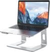 laptop riser for desk: BESIGN LS03 aluminum laptop stand in silver