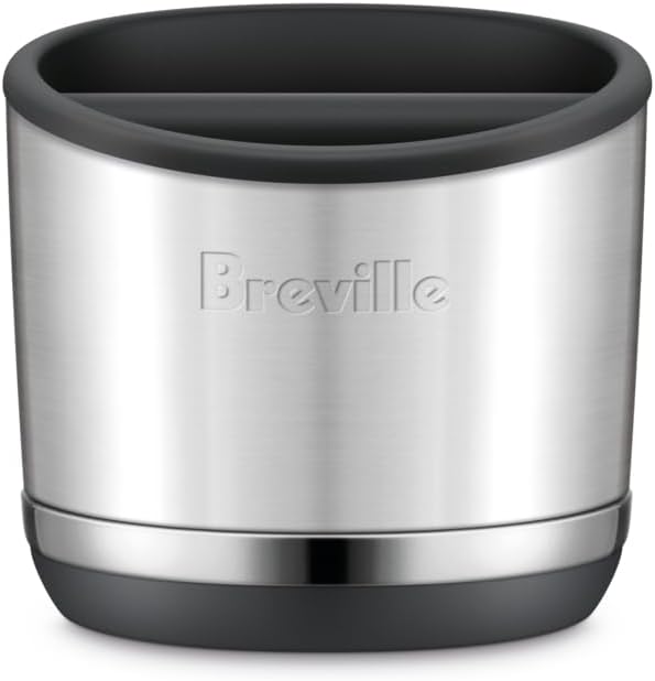 Breville Knock Box 10 espresso knock box in brushed stainless steel