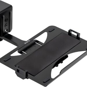 under desk laptop mount: VIVO MOUNT-LAP1CB clamp-on rotating laptop tray