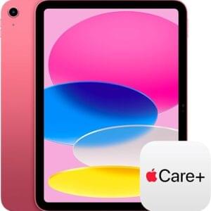 Apple iPad 11-inch: A16 chip, 11-inch Model, Liquid Retina Display, 128GB, Wi-Fi 6, 12MP Front/12MP Back Camera, Touch ID, All-Day Battery Life — Pink with AppleCare+ (2 Years)