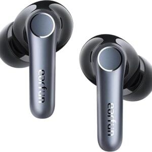 EarFun Air Pro 4 Adaptive Hybrid Noise Canceling Wireless Earbuds, Qualcomm Snapdragon Sound, aptX™ Lossless, 6 Mics AI CVC 8.0 Call, LDAC Hi-Res Audio, 52H Playtime, Bluetooth 5.4, in-Ear Detection