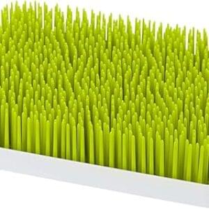 Boon Lawn Countertop Baby Bottle Drying Rack with Antimicrobial Tray - Spring Green - Bottle Rack and Organizer - Baby Feeding Essentials - 13.5 x 11 x 2.5 - 1 Count