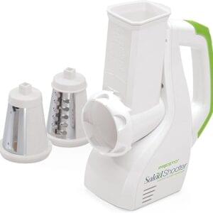 Presto 02910 SaladShooter electric slicer shredder white compact
