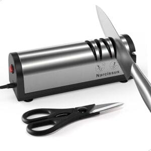 Narcissus Knife Sharpener two-stage electric sharpener reviewed by SoftPickr