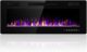 Electactic 36 Inch Electric Fireplace Insert — Recessed or Wall Mount, 1500W