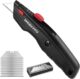 WORKPRO Premium Utility Knife — Retractable All-Metal Box Cutter, 10 Spare Blades