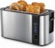 Elite Gourmet ECT-3100 4-Slice Long Slot Toaster — 1300W, Stainless Steel