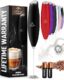 Zulay Kitchen Milk Frother Handheld Electric Whisk — Stainless Steel Frother Wand