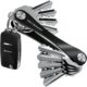 KeySmart Original Compact Key Holder — Holds 8 Keys (Expands to 14), Aluminum, Black