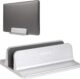 JARLINK Vertical Laptop Stand — Adjustable Aluminium Desktop Holder, 0.55–2.55 In