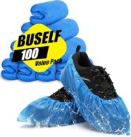 Buself Disposable Shoe Covers non-slip waterproof recyclable booties