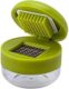 Joie Garlic Dicer — Press & Chopper with Storage Container, Stainless Steel Blades, Green